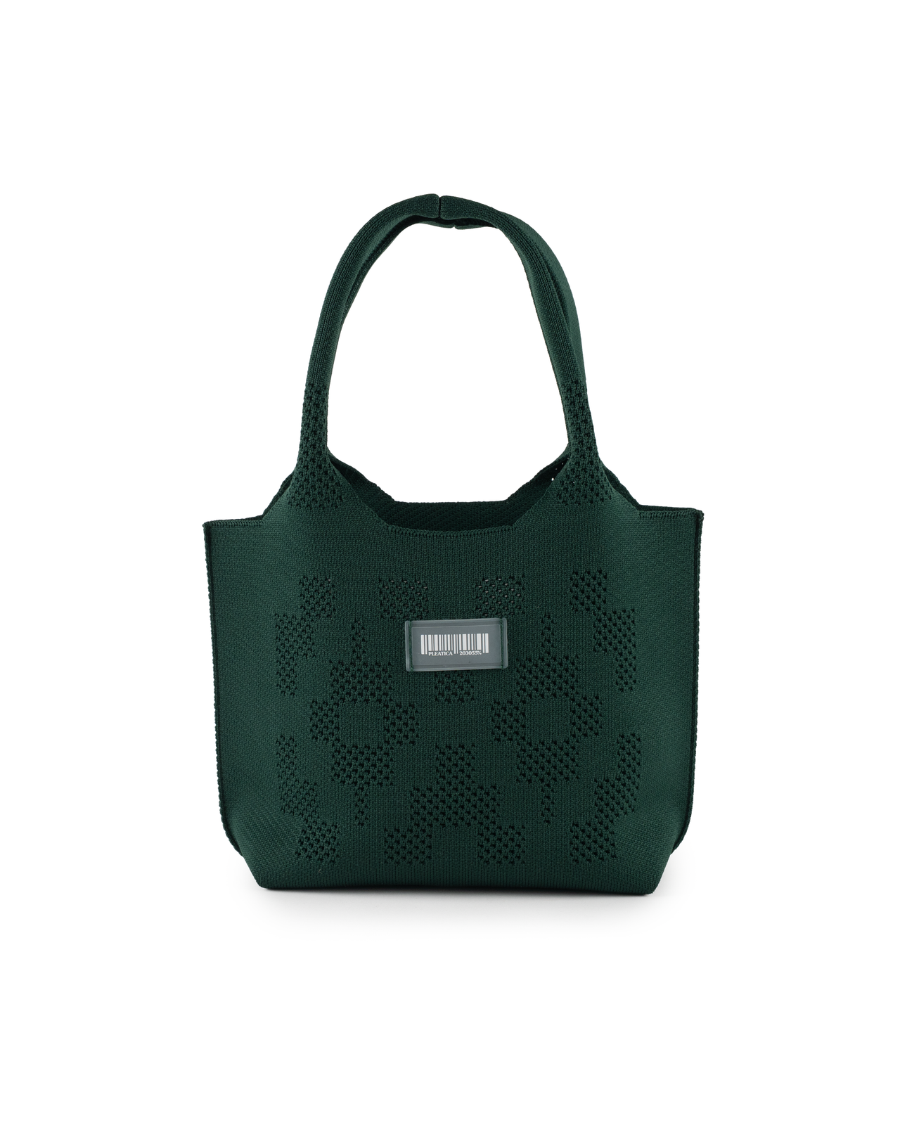 Dia Knit Shopper Bag Small Green