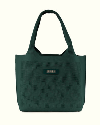 Dia Knit Shopper Bag Green
