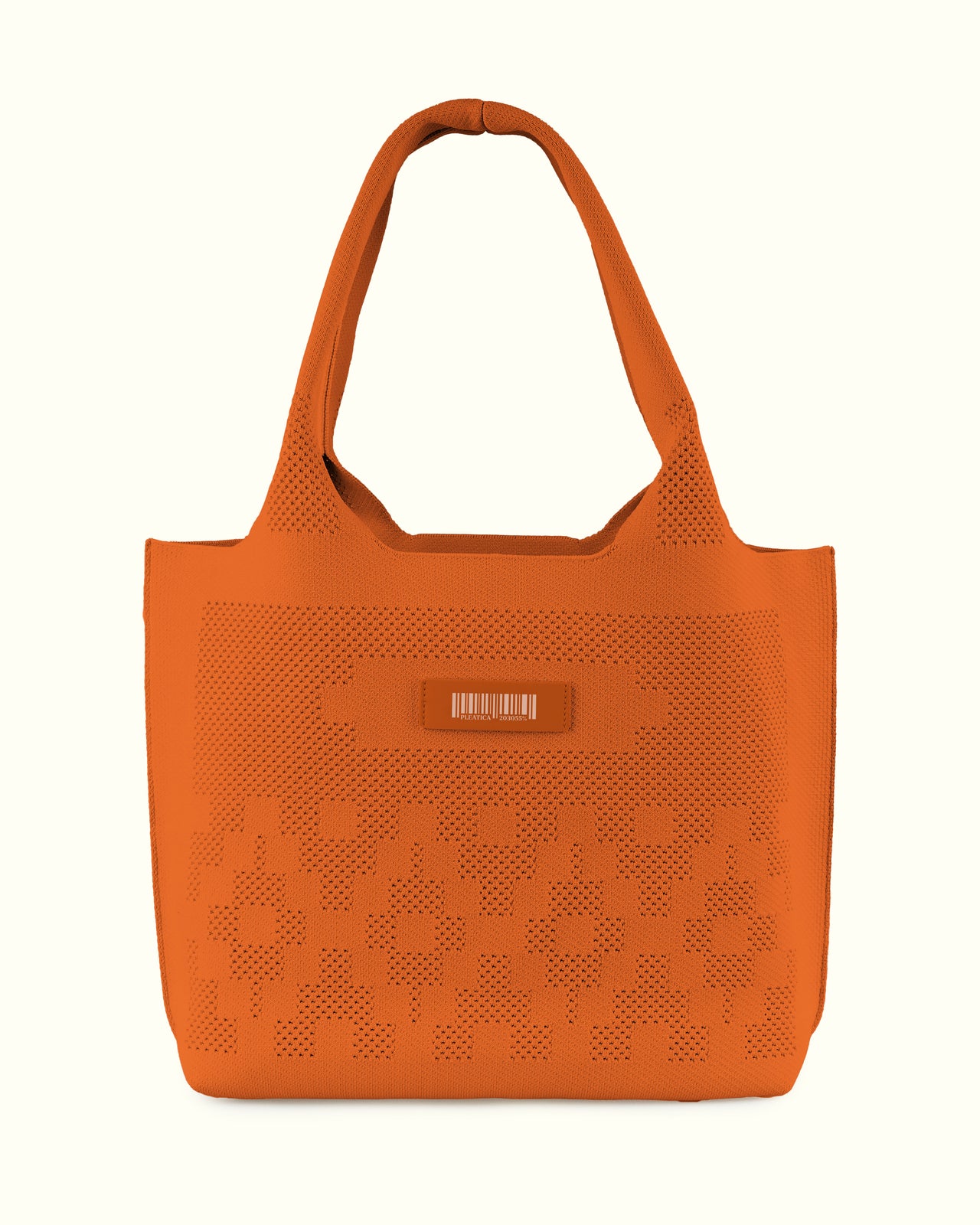 Dia Knit Shopper Bag Orange