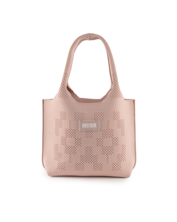 Dia Knit Shopper Bag Small MutePink