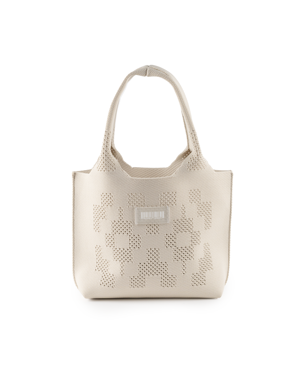 Dia Knit Shopper Bag Small Ivory