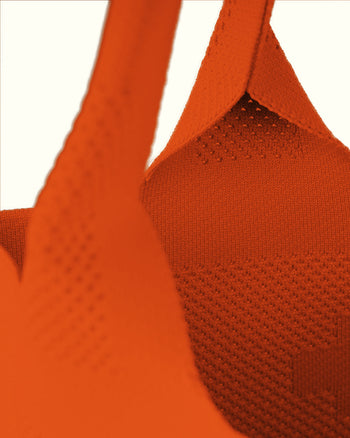 Dia Knit Shopper Bag Orange