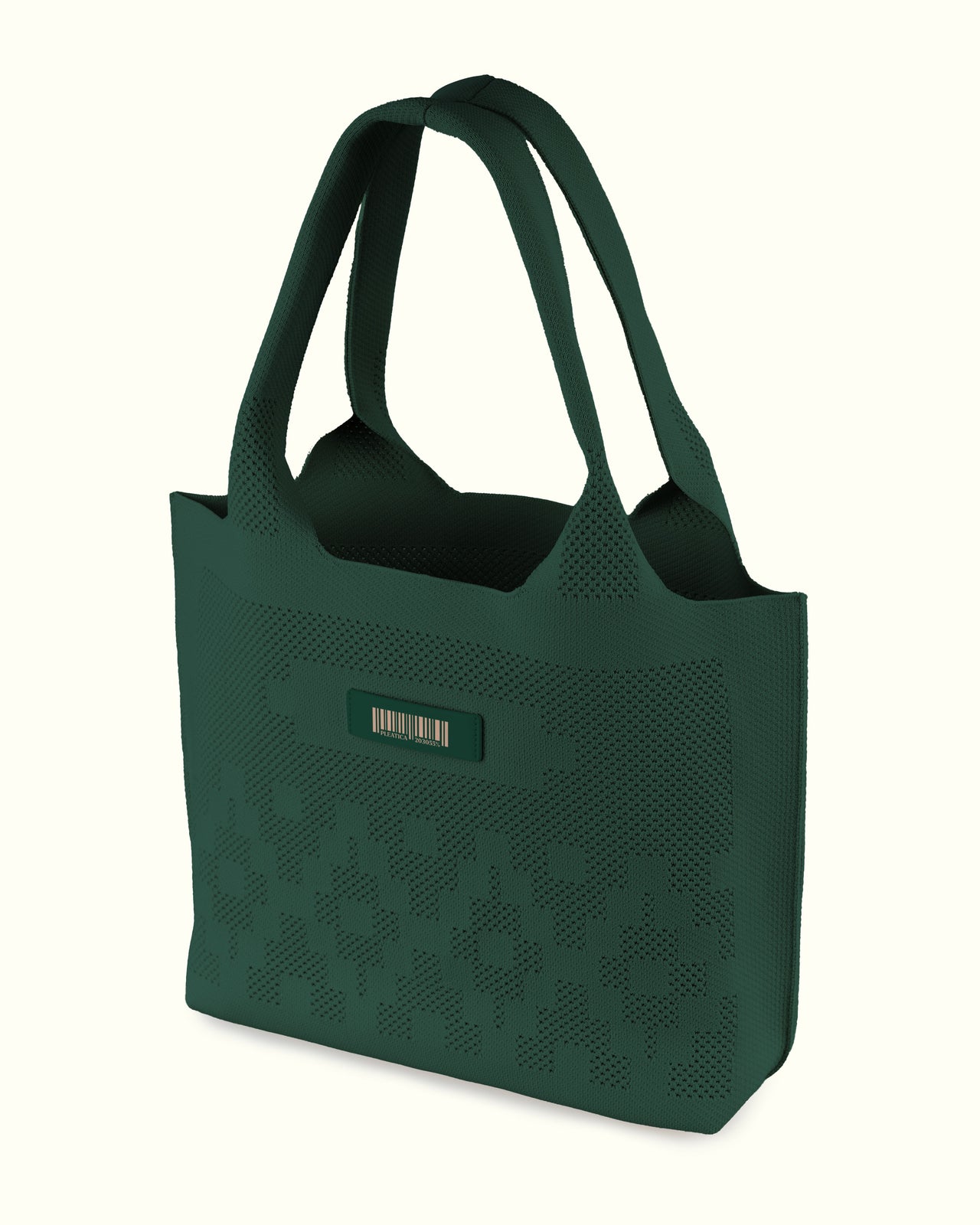 Dia Knit Shopper Bag Green