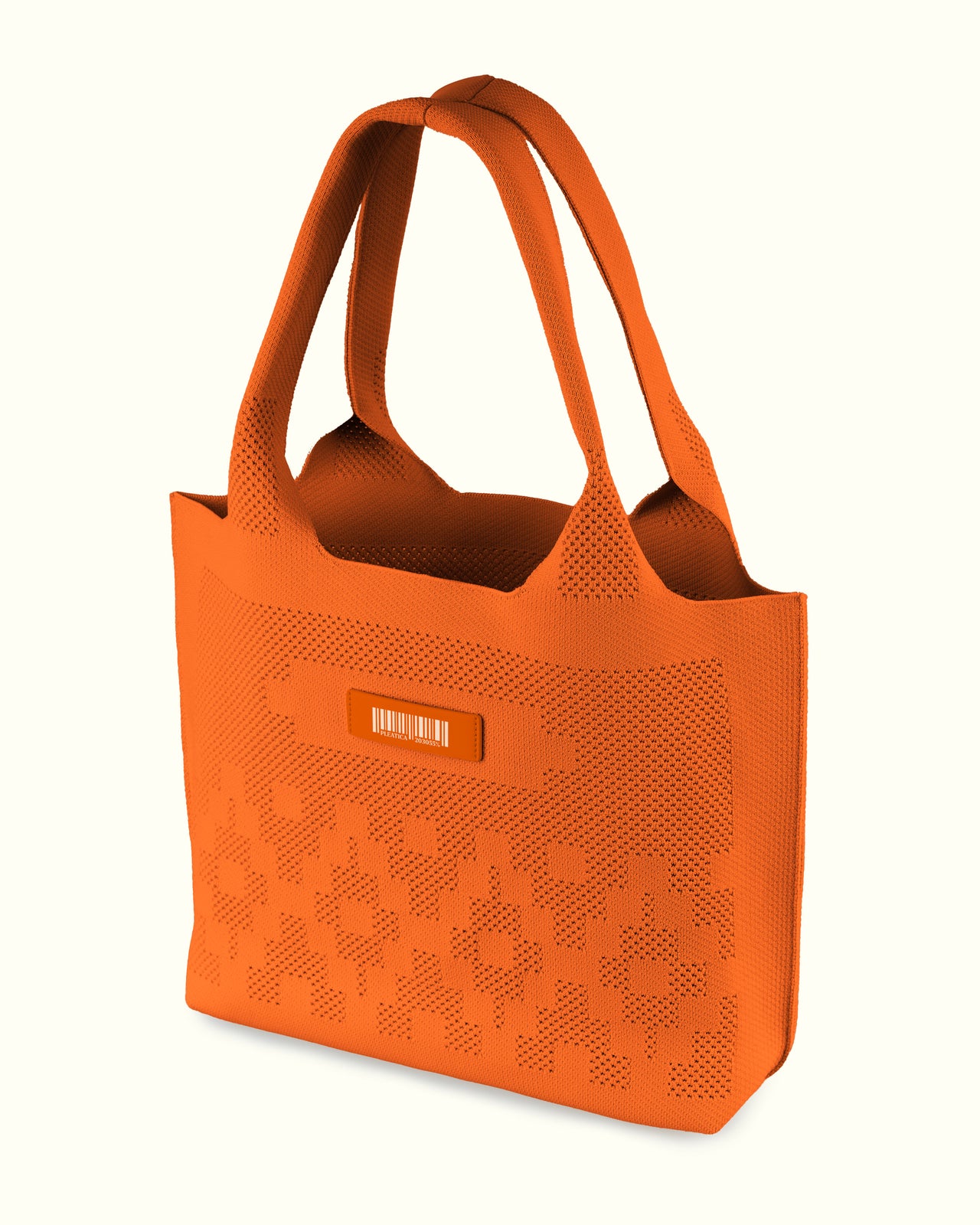 Dia Knit Shopper Bag Orange