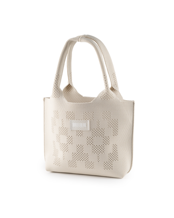 Dia Knit Shopper Bag Small Ivory