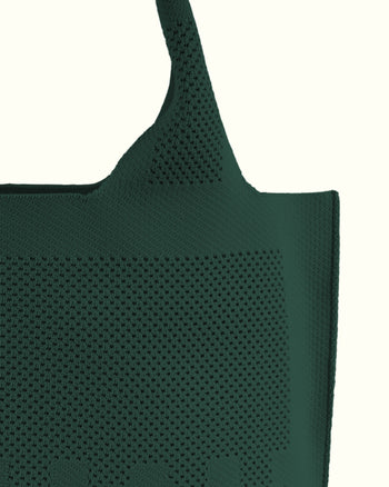 Dia Knit Shopper Bag Green