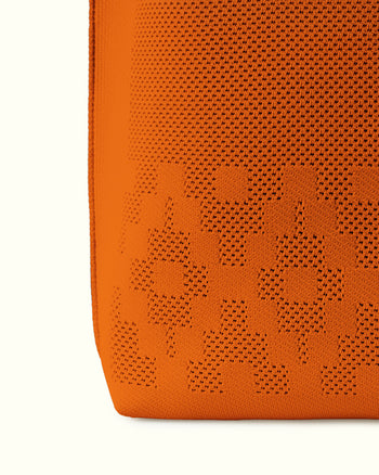 Dia Knit Shopper Bag Orange
