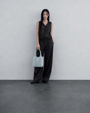 Dia Knit Shopper Bag Small SkyBlue