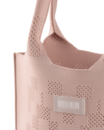 Dia Knit Shopper Bag Small MutePink