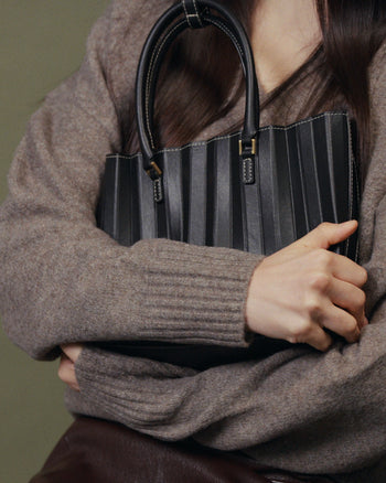 Flaum Tote Bag Small Brown 【予約販売】12月第3週 発送予定