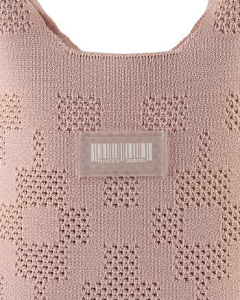 Dia Knit Shopper Bag Small MutePink