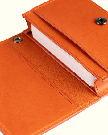 Remember Business Card Holder Orange