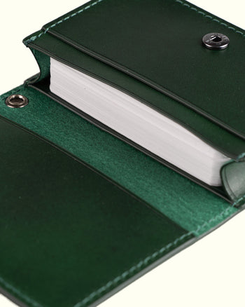 Remember Business Card Holder Green