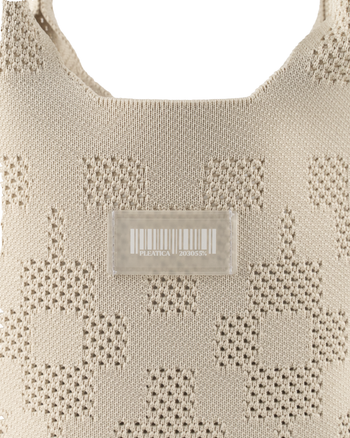 Dia Knit Shopper Bag Small Ivory