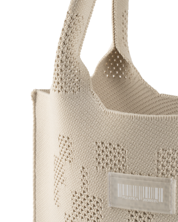 Dia Knit Shopper Bag Small Ivory