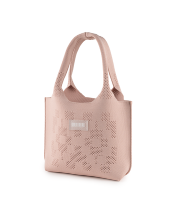 Dia Knit Shopper Bag Small MutePink