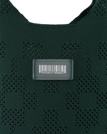 Dia Knit Shopper Bag Small Green