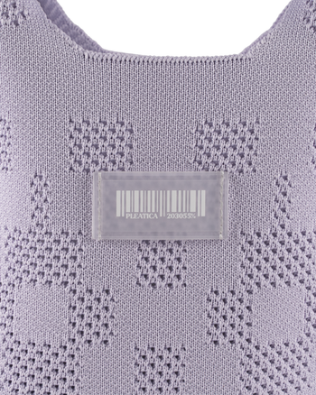 Dia Knit Shopper Bag Small Lavender