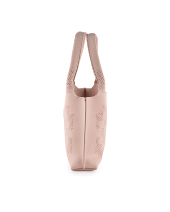 Dia Knit Shopper Bag Small MutePink