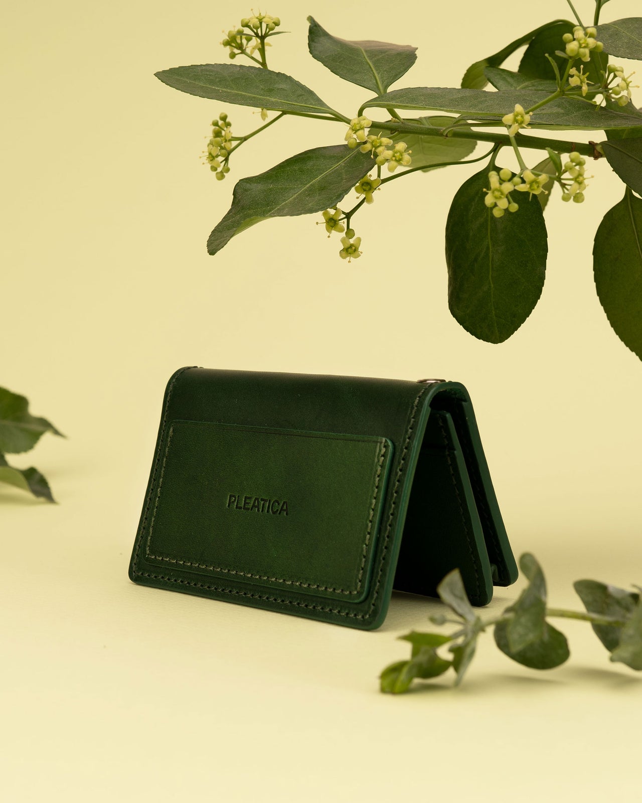 Remember Business Card Holder Green