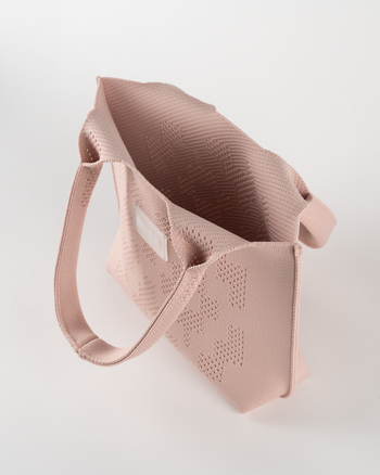 Dia Knit Shopper Bag Small MutePink