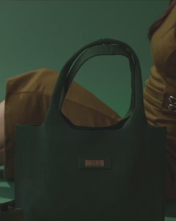 Dia Knit Shopper Bag Green